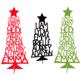 Personalized Christmas Tree Ornaments with Name