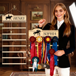 Personalized Equestrian Medal Hanger Display with Name Wooden Medal Holder for Wall Mount Ribbon Display Medals Badge Holder for Horse Show Gymnastics Soccer Running Race Medals Awards Rack