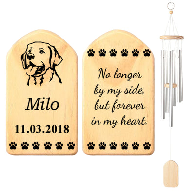 Personalized Dog Memorial Wind Chimes