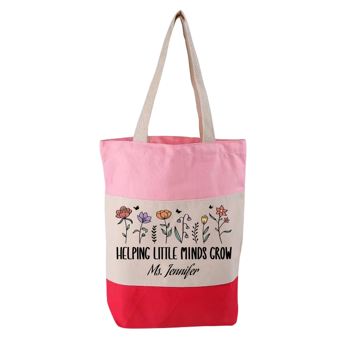 Personalized Teacher Tote Bag, Customized Tote Bag, Teacher Bag, Custom Gift for Teacher