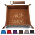 Personalized Father Leather Storage Tray
