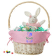 Personalized Easter handmade woven basket