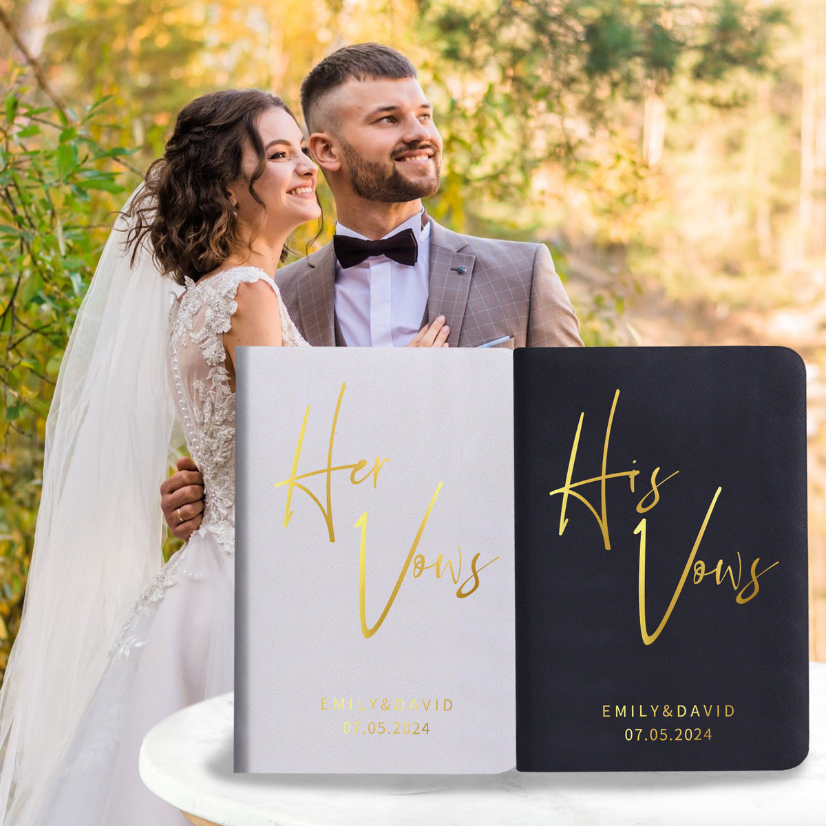 Personalized Wedding Vows Book