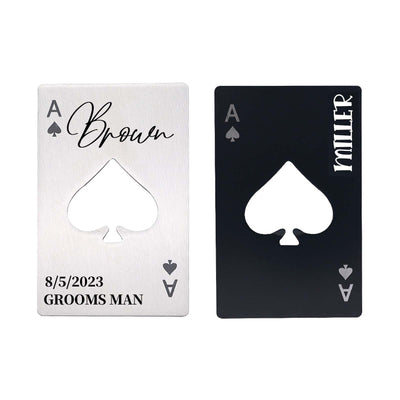 Personalized Stainless Bottle Opener