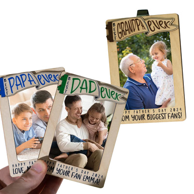 Fathers Day Gifts, Custom Photo Car Visor Clip