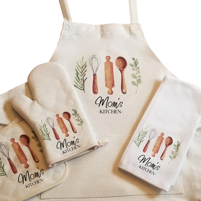 Personalized Kitchen Apron Set