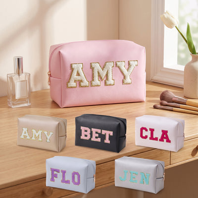Personalized Preppy Makeup Bag