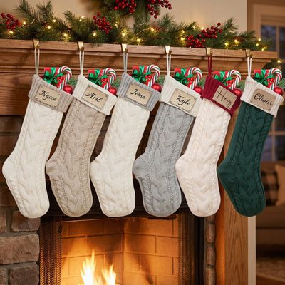 Personalized Christmas Stocking, Custom Name Family Christmas Stocking