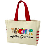 Personalized Teacher Tote Bag