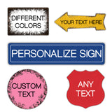 Personalized Metal Retro Sign