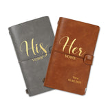 Personalized Wedding Vow Book Keepsake