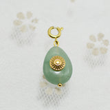 Personalized Gold Charm Necklace, Handmade Necklaces, DIY Ruby Charm Necklace