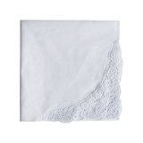 Personalized Flower Embroidered Handkerchief | Customized Cotton Hankies for Women