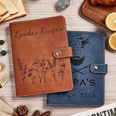 Personalized Recipe Book Handmade