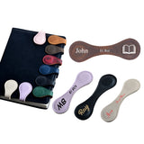 Personalized PU Leather Magnetic Bookmark