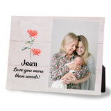 Personalized Birth Flower Photo Frame