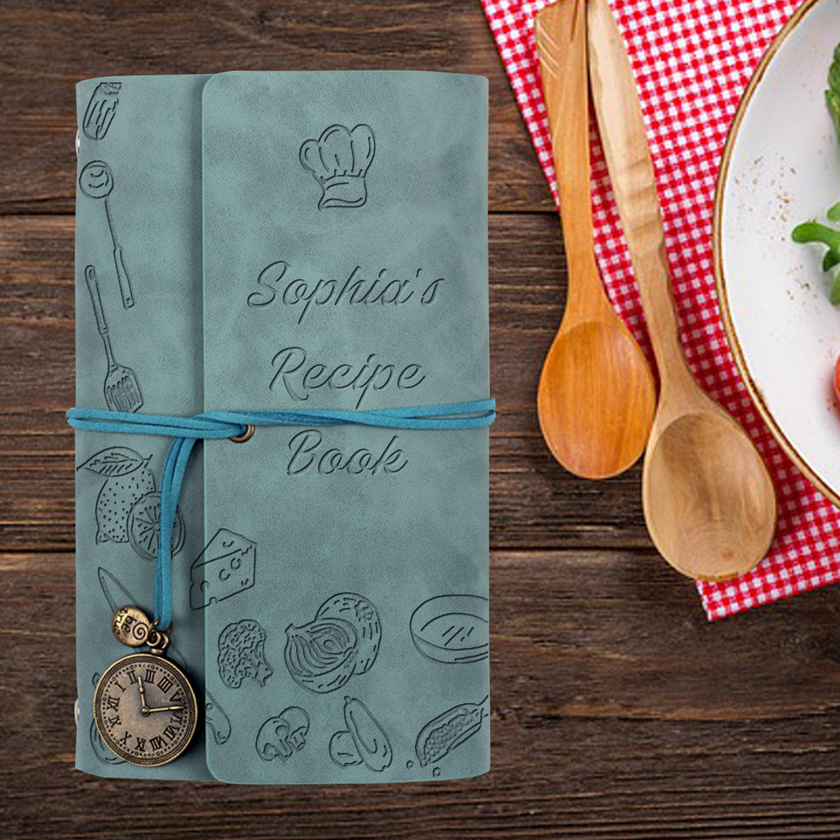 Personalized Blank Recipe Book Binder