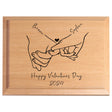 Personalized Wood Plaque, Wooden Wall Valentines Day Decor
