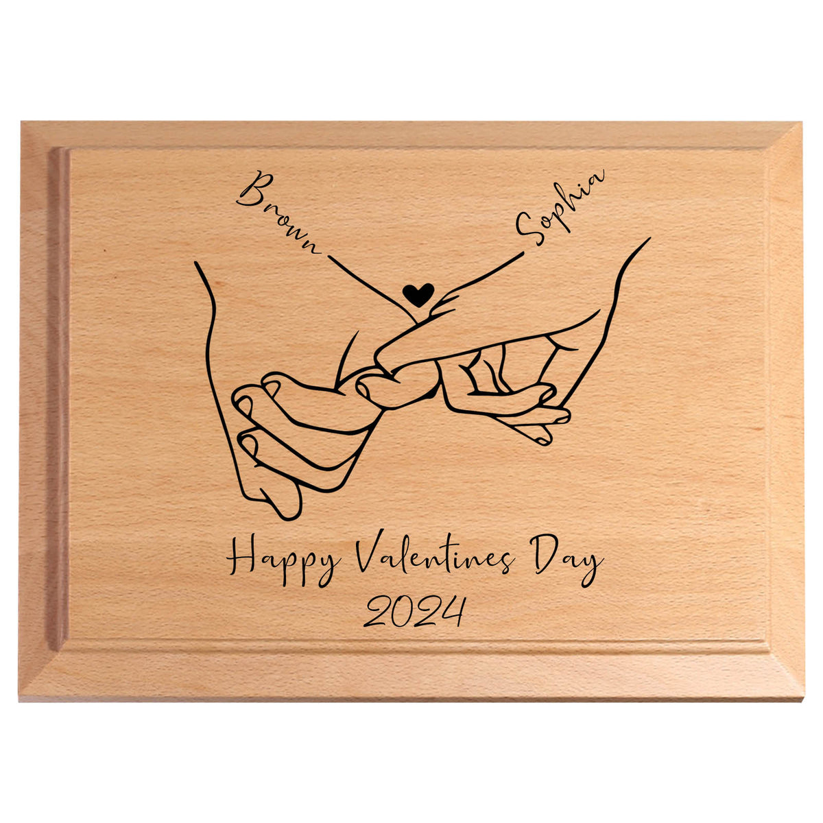 Personalized Wood Plaque, Wooden Wall Valentines Day Decor