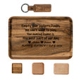Personalized Wooden Storage Tray for Dad