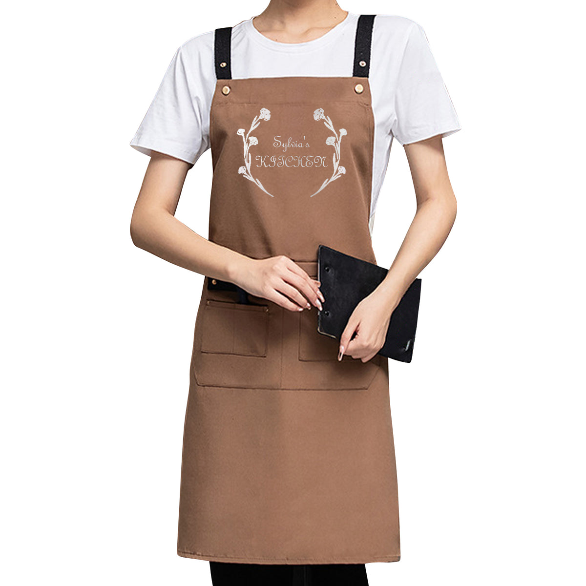 Personalized Canvas Embroidered Apron
