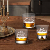 Personalized Lead-Free Whiskey Glass