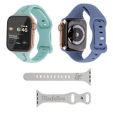 Personalized Engraved Silicone iWatch Band