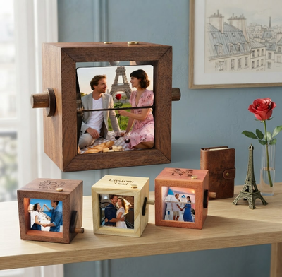 Personalized Photo Flip Box
