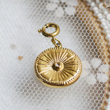Personalized Gold Charm Necklace, Handmade Necklaces, DIY Ruby Charm Necklace