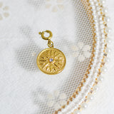Personalized Gold Charm Necklace, Handmade Necklaces, DIY Ruby Charm Necklace