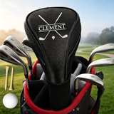 Personalized Golf Club Cover Custom Name or Logo Head Cover Driver Men's Golf Accessories Gifts for Golf Lovers Golfers Dad Husband Father's Day Birthday Wedding Xmas Gifts