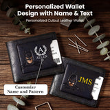 Personalized Bat Wallet with Name
