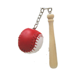 Personalized Mini Baseball Keychain