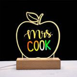 Personalized Teacher Acrylic Night Light