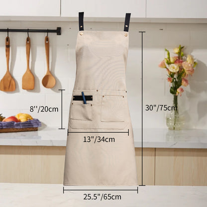 Personalized Canvas Embroidered Apron