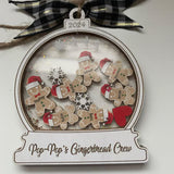Personalized Gingerbread Family Xmas Ornament