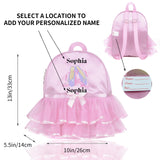 Personalized Kids Dance Ballet Bag Large Capacity Fashion Tote with Keychain Bag