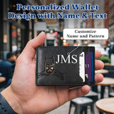 Personalized Bat Wallet with Name