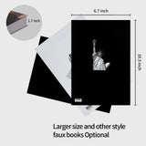 Modern Decorative Books Set, Foldable Faux Books for Display
