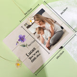 Personalized Birth Flower Photo Frame