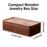 Customized Travel Jewelry Case, w/Name & Birth Flower Month
