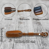 Personalized Leather Camera Wrist Strap Engraved Name/initial Custom Camera Cuff Wrist Strap for Mirrorless Point & Shoot and DSLR Cameras Handmade Camera Accessories Gift for Christmas Birthday