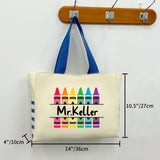 Personalized Teacher Tote Bag