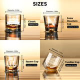 Personalized Lead-Free Whiskey Glass