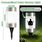 Personalized Solar Lights for Cemetery