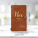 Personalized Wedding Vow Book Keepsake