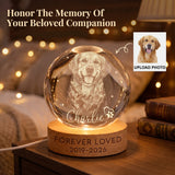 Personalized Night Light 3D Photo Crystal Ball