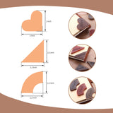 Personalized Leather Corner Bookmark, Customized Page Corner Bookmarks