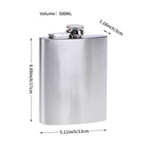 Large Capacity 18 oz/500ml Hip Flask