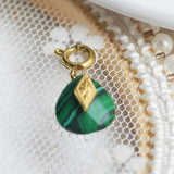 Personalized Gold Charm Necklace, Handmade Necklaces, DIY Ruby Charm Necklace